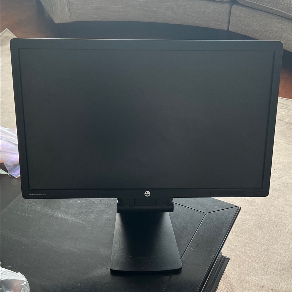 HP Black LED Monitor with Stand